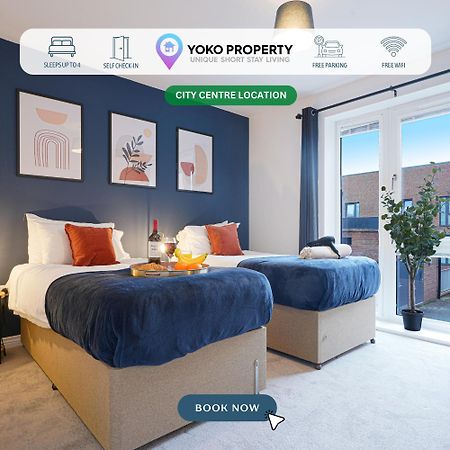 Luxury Campbell Park Apartments In Central Mk With Balcony, Free Parking & Smart Tv With Netflix By Yoko Property Milton Keynes Esterno foto